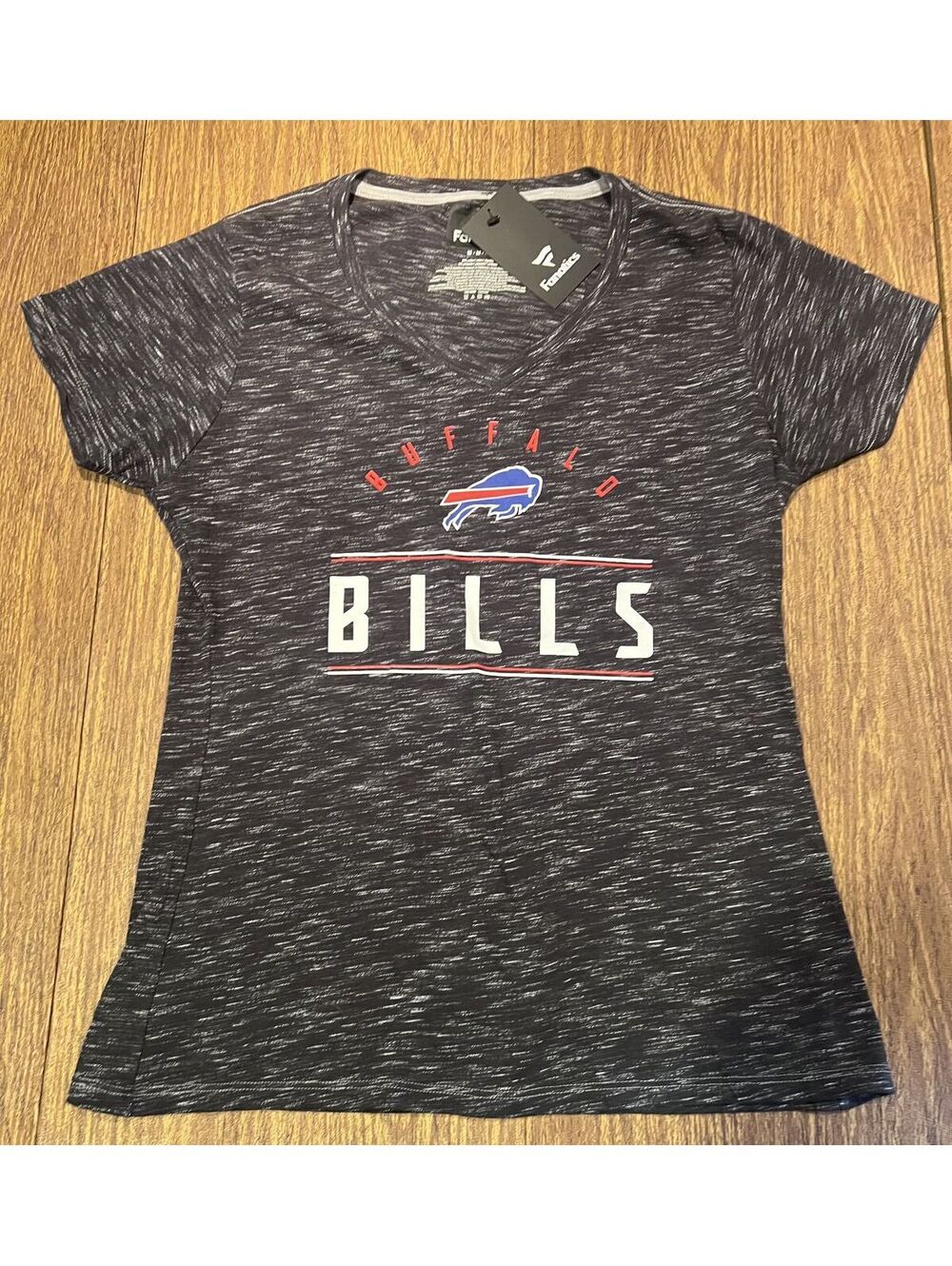 Fanatics Buffalo Bills Women's V-Neck T-Shirt Medium